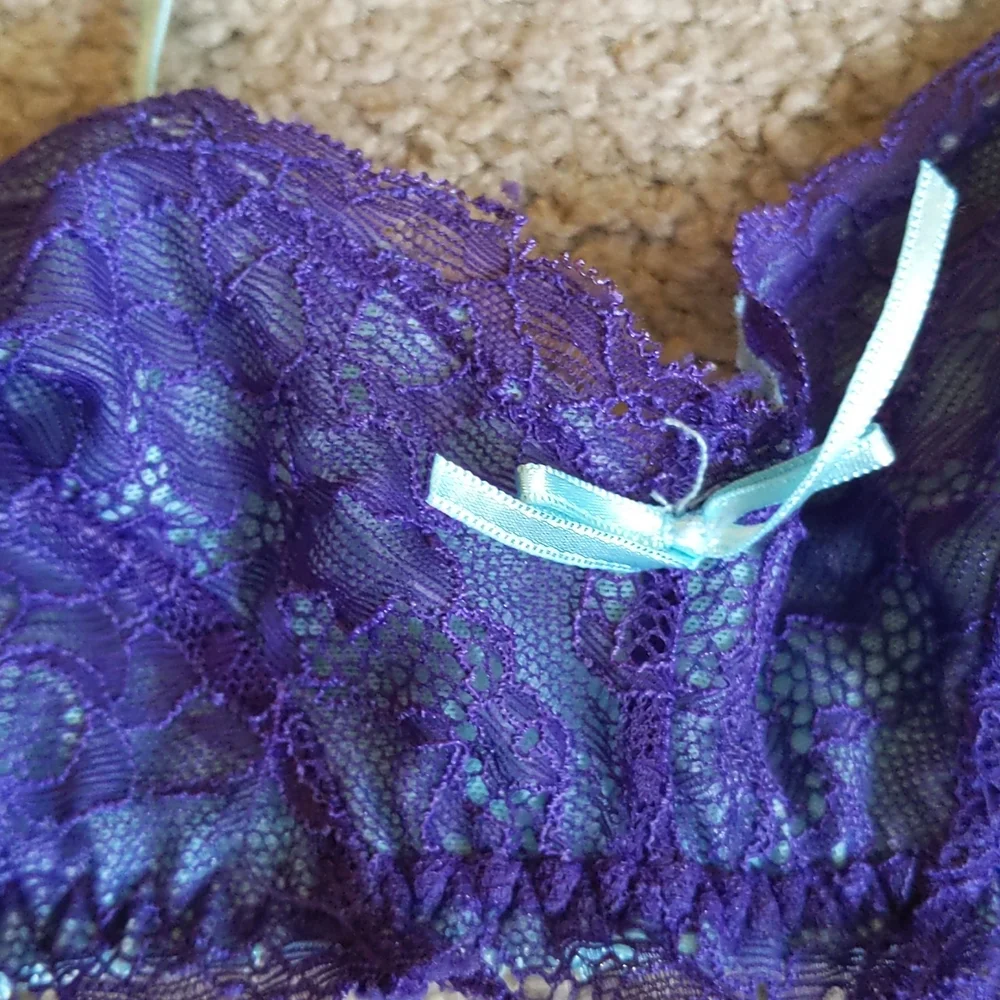 Purple and Blue Bralette - Picture 2 of 5